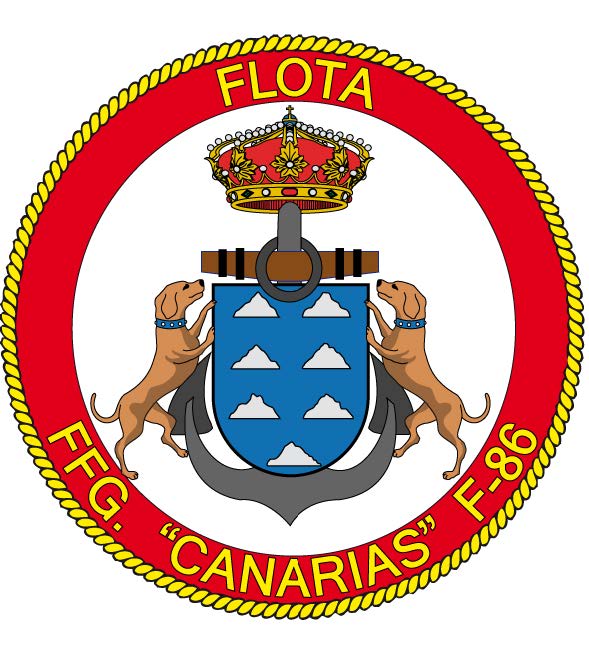Coat of Arms of the Frigate "Canarias" (F-86)